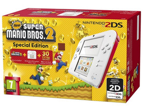 Nintendo 2DS Roja + Novo Super Mario Bros 2