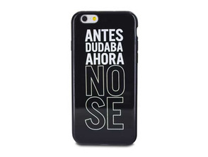 Comprar Funda TPU Preta Tacto Goma No Sé - iPhone 6/6S Funda TPU Preta Tacto Goma No Sé - iPhone 6/6S