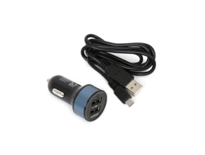 Comprar Carregador de carros Omega 2xUSB AZUL OCCURO Carregador de carros Omega 2xUSB AZUL OCCURO