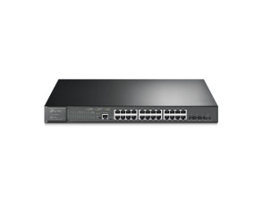 Switch TP-LINK JETSTREAM PoE+ 24 portos Gbit RACK 4 SFP+ 10G
