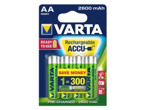 Comprar Pack 4x Pilas Recargables Varta AA ACCU Power 2600 mAh NiMH Pack 4x Pilas Recargables Varta AA ACCU Power 2600 mAh NiMH
