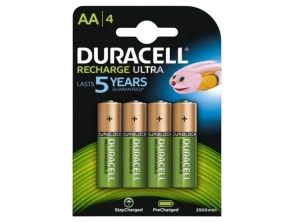 Comprar Pack 4x Pilas Recargables Duracell AA 2500 mAh HR06-P Pack 4x Pilas Recargables Duracell AA 2500 mAh HR06-P
