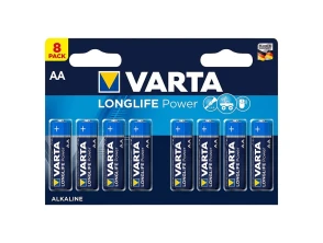 Comprar Pilas Varta AA Long Life Power LR06 em Pack de 8 unidades Pilas Varta AA Long Life Power LR06 em Pack de 8 unidades