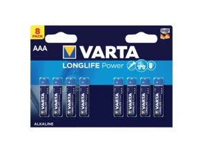 Comprar Pilas Varta AAA LR03 Long Life Power - Pack 8 Pilas Varta AAA LR03 Long Life Power - Pack 8