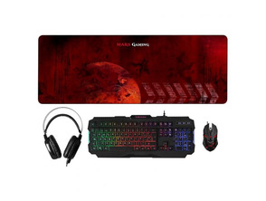 Comprar Pack Pro Mars Gaming Teclado + Ratón + Alfombrilla + Auriculares MCPRGB Pack Pro Mars Gaming Teclado + Ratón + Alfombrilla + Auriculares MCPRGB