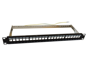 Comprar PANEL MODULAR WP 24 PUERTOS STP CAT5E/6 COM GESTOR DE CABLES PANEL MODULAR WP 24 PUERTOS STP CAT5E/6 COM GESTOR DE CABLES