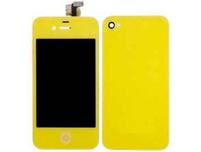 Carcaça Completa iPhone 4 Amarelo
