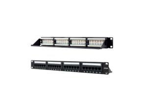 Comprar Painel de ligações para redes Nanocable 24 portos RJ45 Cat.6A UTP 19" 1U DUAL IDC Painel de ligações para redes Nanocable 24 portos RJ45 Cat.6A UTP 19" 1U DUAL IDC
