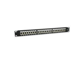Comprar Patch Panel 24 Portos Categoria 6A 1U - Preto Patch Panel 24 Portos Categoria 6A 1U - Preto