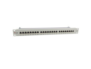 PATCH PANEL EQUIP 24 PUERTOS CATEGORIA 6A APANTALLADO GRIS CLARO