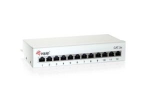 Comprar PATCH PANEL CAT 6 SOBREMESA APANTALLADO, 12 PUERTOS, BLANCO - Marca EQUIP PATCH PANEL CAT 6 SOBREMESA APANTALLADO, 12 PUERTOS, BLANCO - Marca EQUIP