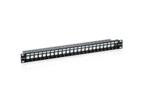 Comprar PATCH PANEL CAT.6 APANTALLADO VACÍO - 24 PUERTOS KEYSTONE 1U PATCH PANEL CAT.6 APANTALLADO VACÍO - 24 PUERTOS KEYSTONE 1U