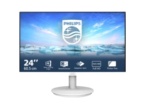 Monitor Philips V Line Branco 23.8 FullHD IPS