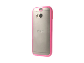 Carcaça protetora para HTC One M8 Rosa