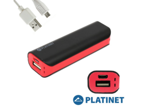 Comprar PLATINET POWER BANK 4400mAh 5V 1A + LINT.NEG-ROJO PLATINET POWER BANK 4400mAh 5V 1A + LINT.NEG-ROJO
