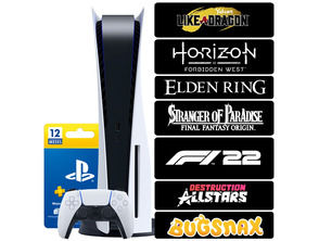 Comprar Playstation 5 (1TB) + 2 Mandos + 7 Juegos + 12 Meses PSN Playstation 5 (1TB) + 2 Mandos + 7 Juegos + 12 Meses PSN