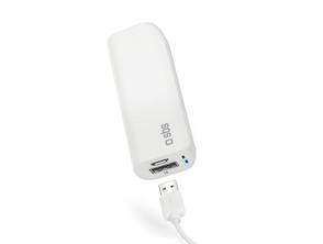 Powerbank Compacto 3000 mAh Branco SBS