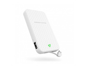 Powerbank Energy System 5000 mAh con cabo fio Blanco