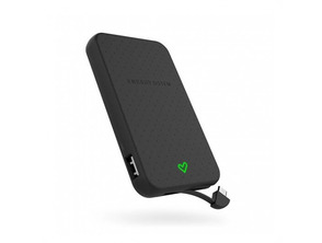 Powerbank Energy System 5000 mAh con cabo negro Negro