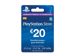 Tarjeta Prepago 20 EUR Playstation Network