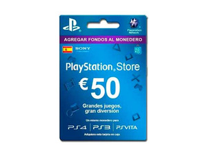 Tarjeta Prepago 50 EUR Playstation Network