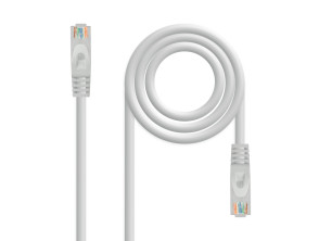 Cabo de Rede RJ45 CAT6A UTP 5m - Gris NanoCable