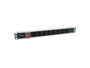 Comprar Tomas tipo IEC C13 com interruptor - Regleta Alimentação Alumínio Rack 19" 1U - 8 tomas - Cabo 1.8m Tomas tipo IEC C13 com interruptor - Regleta Alimentação Alumínio Rack 19" 1U - 8 tomas - Cabo 1.8m