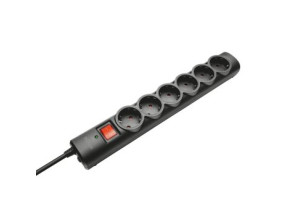 Comprar Regleta de Alimentação Trust 6 Tomas Schuko com Proteção e Interruptor On/Off - Cor Preto Regleta de Alimentação Trust 6 Tomas Schuko com Proteção e Interruptor On/Off - Cor Preto