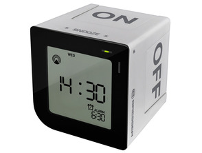 Reloj Despertador Bresser Flipme RCC Despertador Relógio Prata