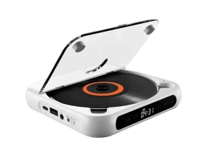 Comprar Leitor Estéreo Bluetooth CD Branco KC-918 Portátil Leitor Estéreo Bluetooth CD Branco KC-918 Portátil