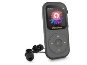 Leitor MP4 Energy Sistem Handy 16GB Tela 1.54" Bluetooth 5.3 Radio FM Gris