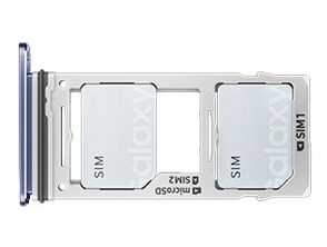 Comprar Reposto Cartão DualSIM - Samsung Galaxy S9 / S9 Plus Azul Reposto Cartão DualSIM - Samsung Galaxy S9 / S9 Plus Azul