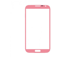 Reposto cristal frontal Samsung Galaxy Note 2 Rosa