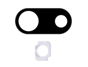 Comprar Reposto Coberta Câmara Traseira con Difusor LED iPhone 7 Plus Preto Reposto Coberta Câmara Traseira con Difusor LED iPhone 7 Plus Preto