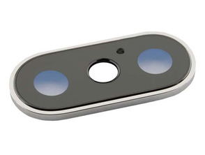 Reposto Cuberta Câmara Traseira - iPhone X Branco