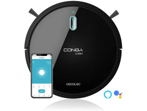 Comprar Robô Aspirador Cecotec Conga Serie 1090 Connected Negro Robô Aspirador Cecotec Conga Serie 1090 Connected Negro