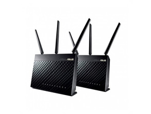 Comprar Roteador Wireless ASUS RT-AC68U PK2 2 PK2 Roteador Wireless ASUS RT-AC68U PK2 2 PK2