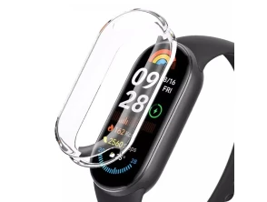 Comprar Capa Xiaomi Smart Band 10 Transparente com Base PC e Cristal Templado - CROCOCASE Capa Xiaomi Smart Band 10 Transparente com Base PC e Cristal Templado - CROCOCASE