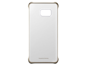 Carcaça Clear Cover Ouro Samsung Galaxy S6 Edge Plus - Samsung