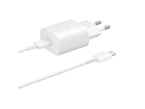 Comprar Samsung Cabo USB Tipo-C 25W Carregamento Rápido Branco - Carregador de Parede Samsung Cabo USB Tipo-C 25W Carregamento Rápido Branco - Carregador de Parede