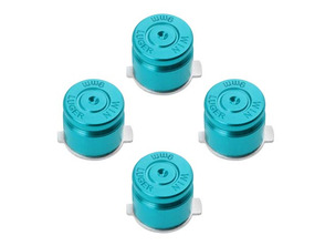 Comprar Set Botões de Metal Estilo Bala (Dualshock 3 / Dualshock 4) Azul Set Botões de Metal Estilo Bala (Dualshock 3 / Dualshock 4) Azul