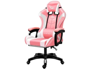 Comprar Cadeira Gaming PowerGaming Branco Rosa Cadeira Gaming PowerGaming Branco Rosa
