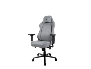Silla Gaming Arozzi Primo Tecido Grey-Black Logo