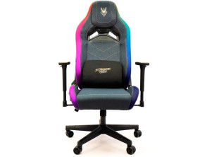 Cadeira Gaming LED Woxter Stinger Station Lite (Dorada e Prata)