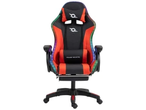 Comprar PowerGaming Cadeira Gaming LED RGB com Massagem 7 Pontos Reposapiés - Preto+Rojo PowerGaming Cadeira Gaming LED RGB com Massagem 7 Pontos Reposapiés - Preto+Rojo