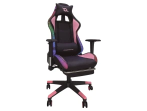Comprar Cadeira PowerGaming LED RGB V2 Rosa com Reposapiés - Comodidade e Estilo em um Produto Gaming Cadeira PowerGaming LED RGB V2 Rosa com Reposapiés - Comodidade e Estilo em um Produto Gaming