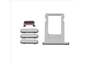 Comprar Reposto SIM Card e botões laterais iPhone 6S Plus Preto Reposto SIM Card e botões laterais iPhone 6S Plus Preto