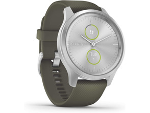 Smartwatch Garmin Vívomove Estilo GPS Plata y Verde