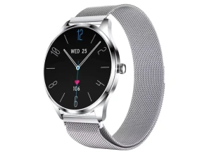 TN99 Smartwatch Prata com Correa Milanesa e Chamadas BT