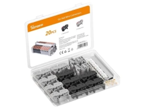 Comprar Sonoff 211 Gris - Conector de Cabos para Carril DIN Pack de 20 unidades Sonoff 211 Gris - Conector de Cabos para Carril DIN Pack de 20 unidades